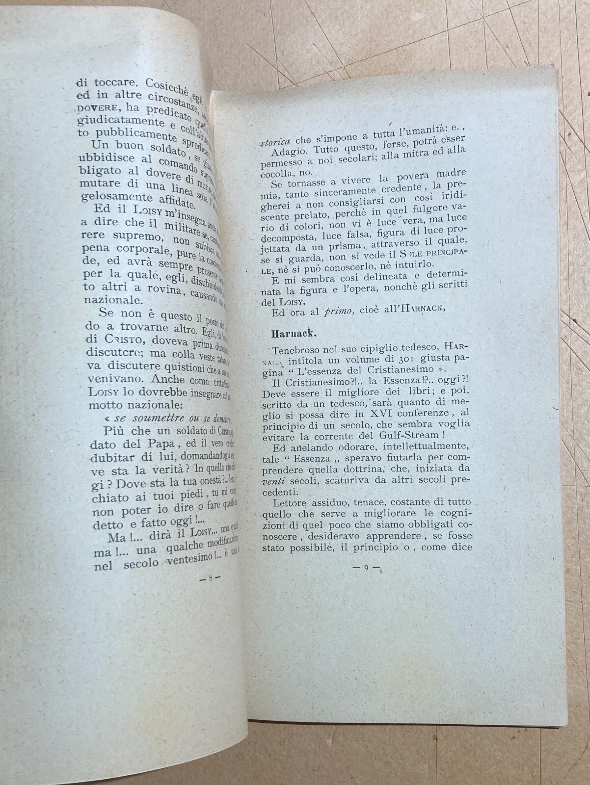 Teologia: Harnack, Loisy, Rosadi   Studio Critico Di Giuseppe d'Angelo, 1904
