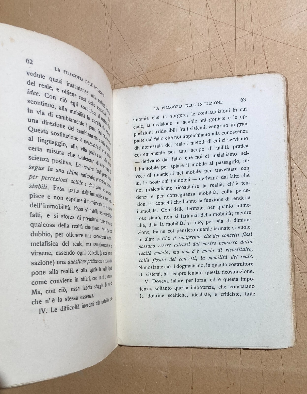 Filosofia, Metafisica, Intuizione: Bergson, Papini. Antica Edizione Carabba, Lanciano.