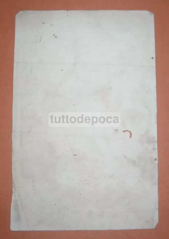 Antica Stampa Popolare Devozionale Di San Martino   Martina Franca   Incisore Antonio Baldi