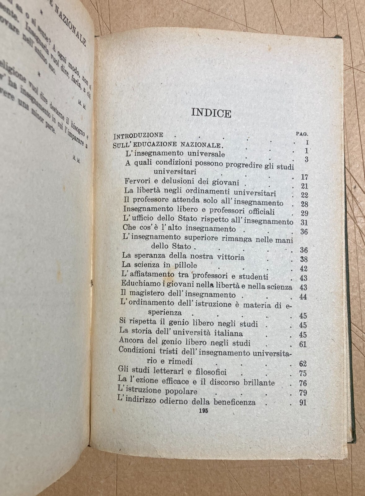 Scuola, Pedagogia, Istruzione: Ruggero Bonghi, Antica Edizione Carabba, Anagni