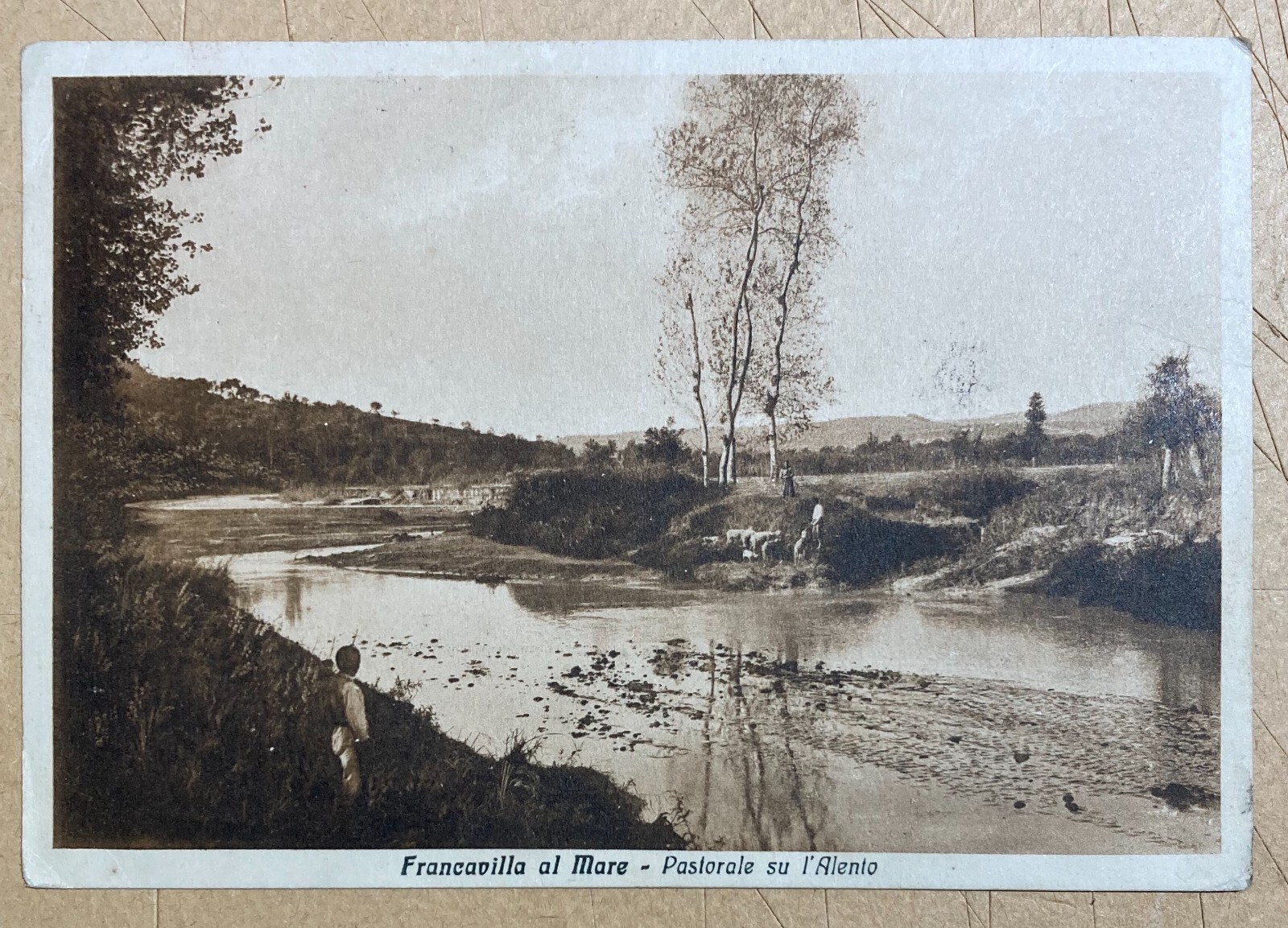 Abruzzo   Francavilla A Mare, Antica Veduta, 1935. Angelucci: Pastorale Sull'Alento