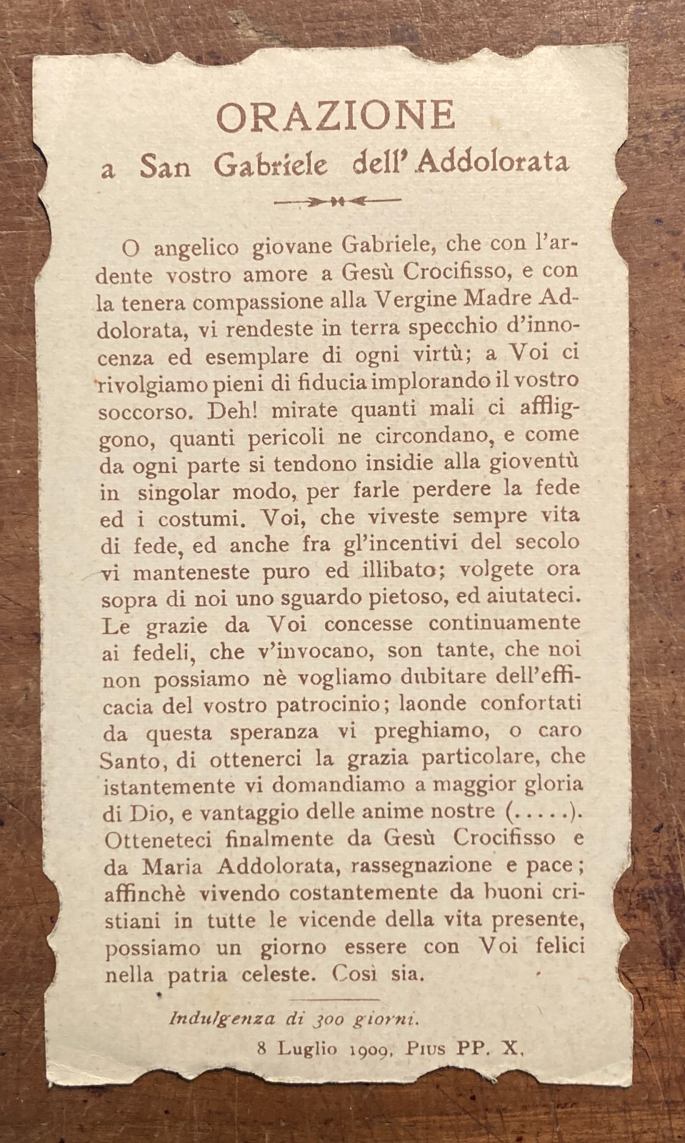 Santino Di S. Gabriele Dell'Addolorata, Passionisti, Gioventù Cattolica, Abruzzo