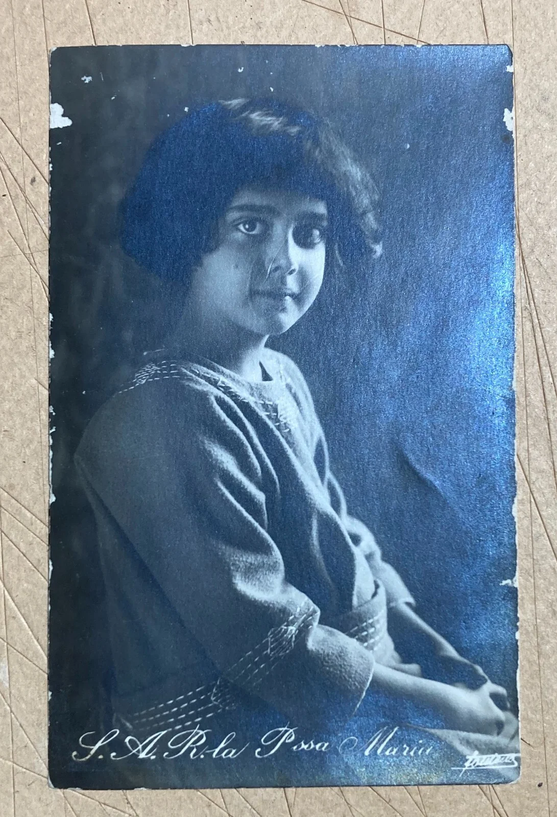 Heraldry, House of Savoy, Princess Maria: Antique Portrait Photograph