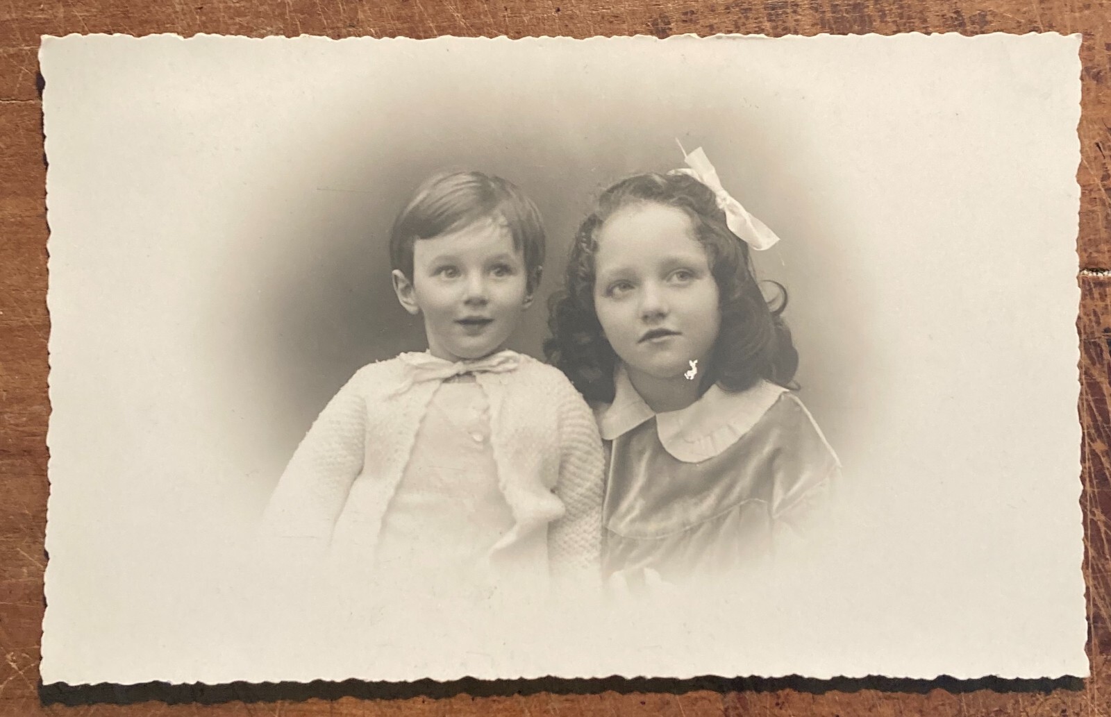 Fotografia d'Epoca: Ritratto Di Bambini, Francesco Reale, Roma