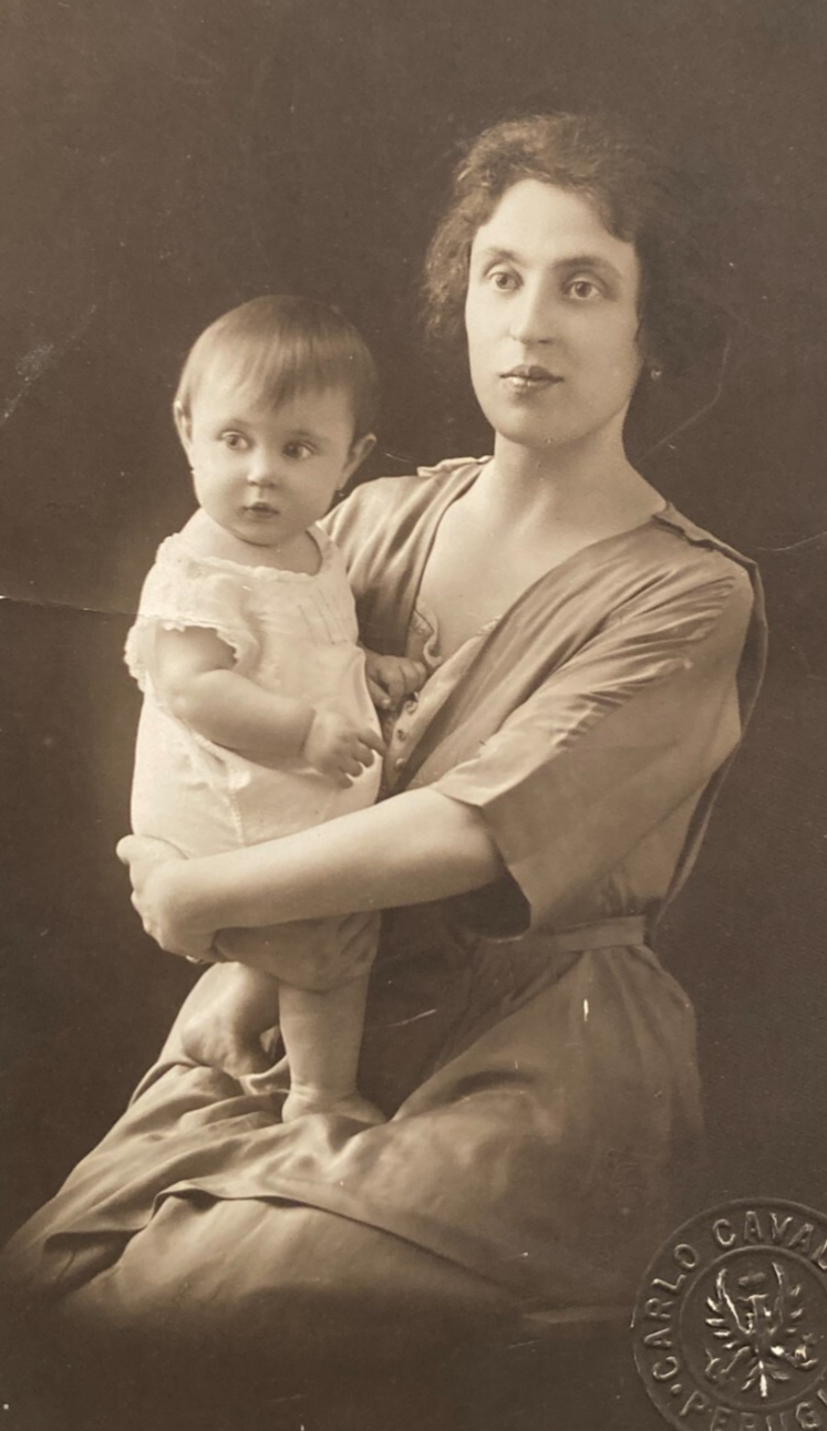 Fotografia Da Collezione: Fotografo Cavalieri, Perugia, Maternità, 1923