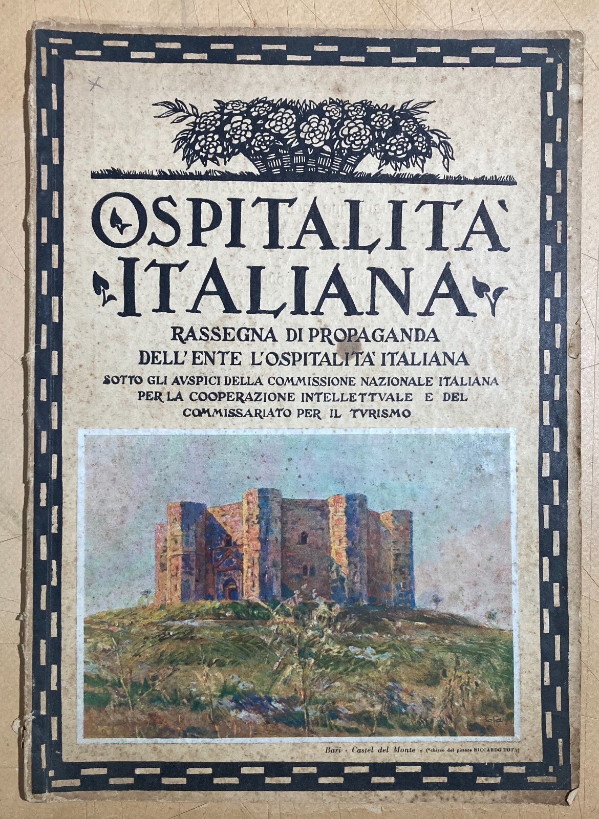 Bari E Provincia: Castel Del Monte, Arte, Folklore E Turismo   Antico Volume Illustrato