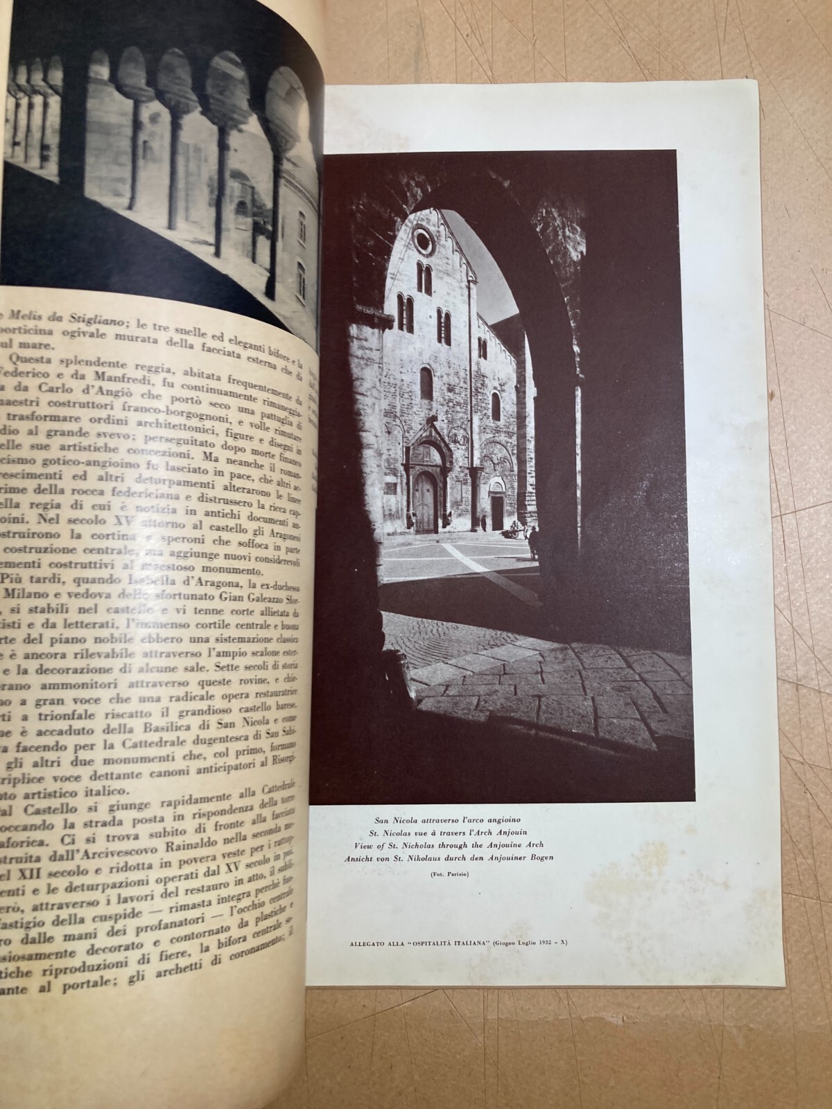 Bari E Provincia: Castel Del Monte, Arte, Folklore E Turismo   Antico Volume Illustrato
