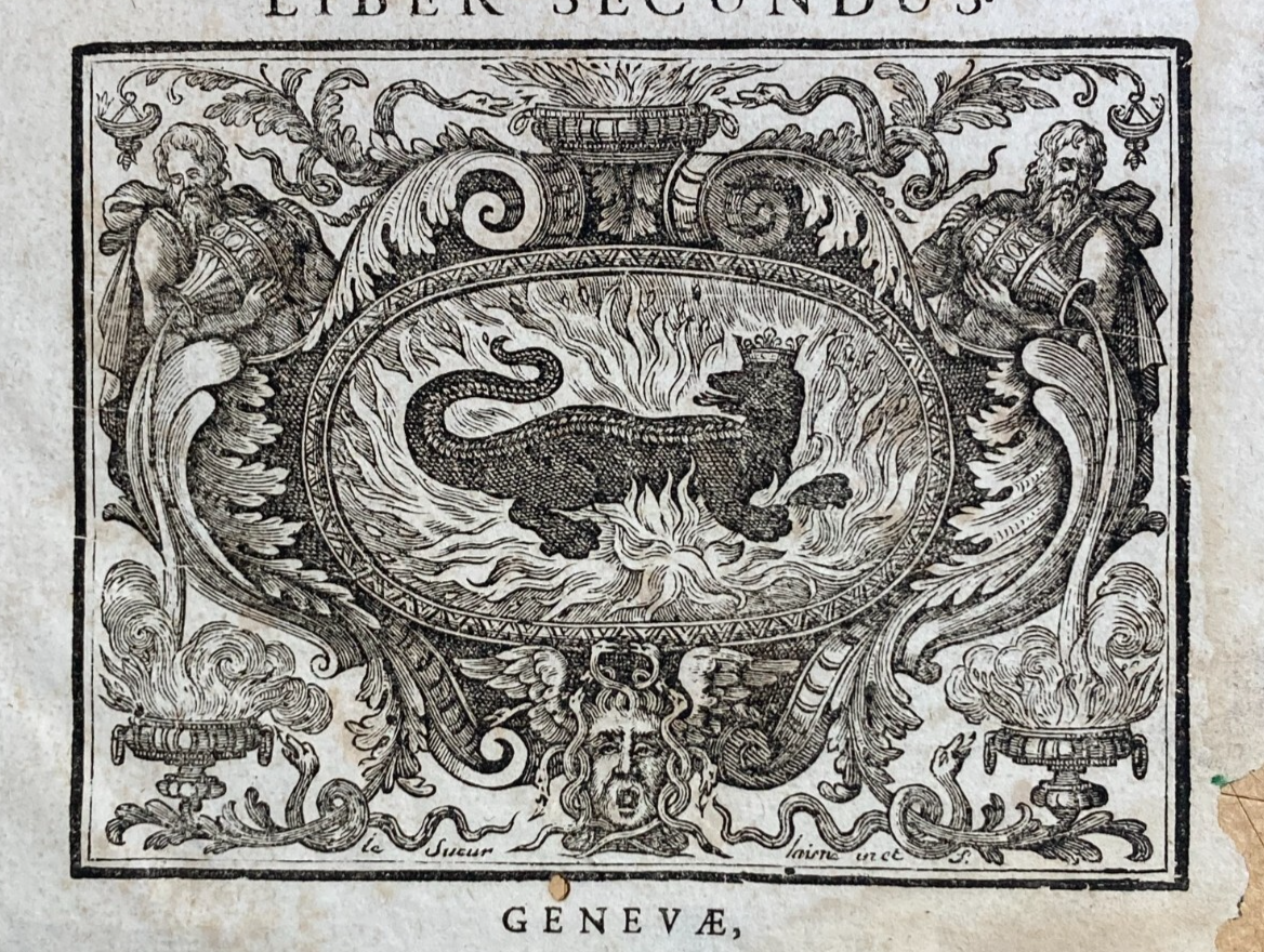 Artistica Allegoria: Antica Marca Tipografica Chouet, Ginevra   Capecelatro