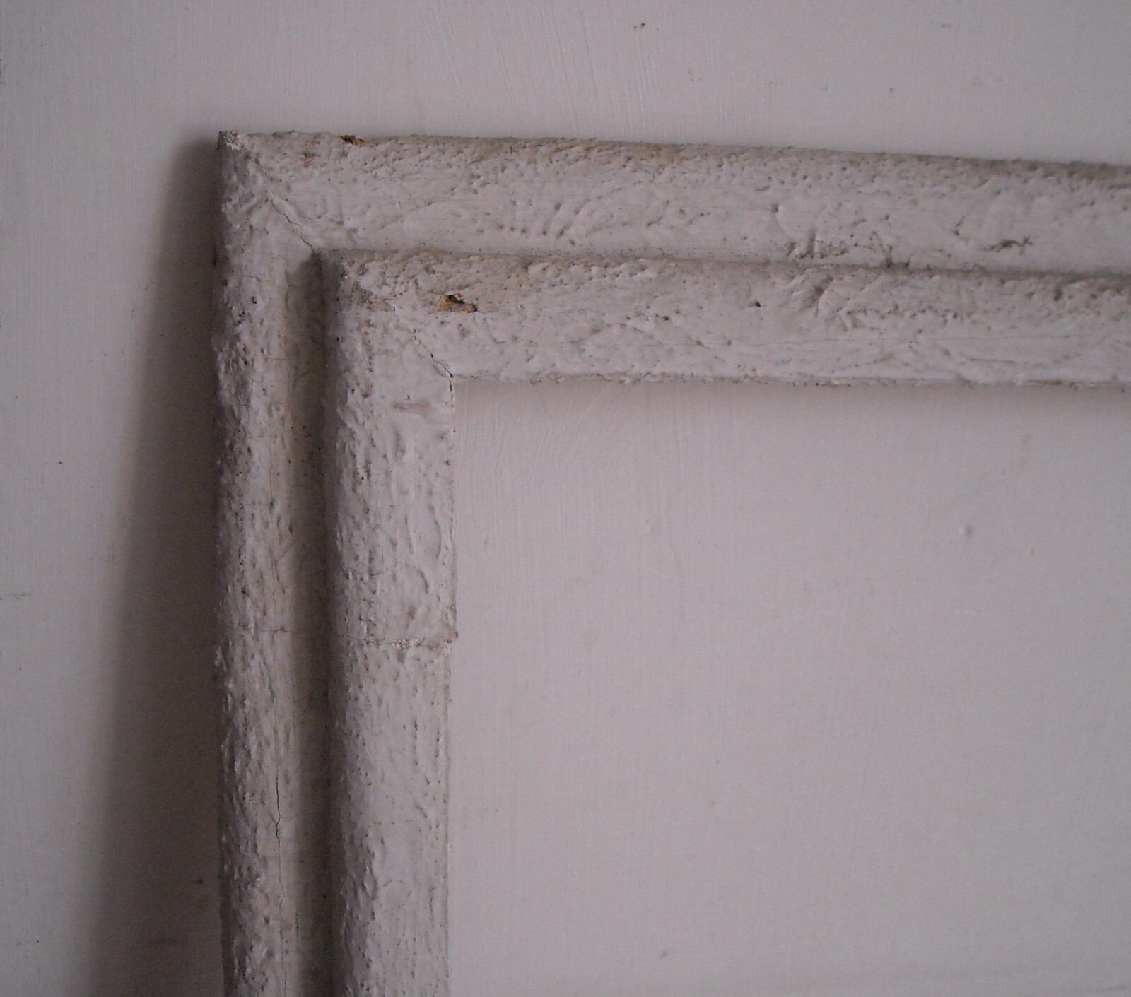 Grande Cornice Laccata d'Epoca Per Dipinti E Opere D'Arte Varia