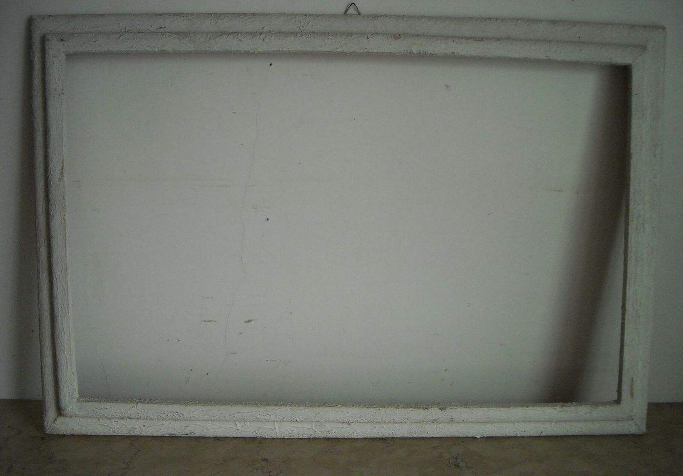 Grande Cornice Laccata d'Epoca Per Dipinti E Opere D'Arte Varia