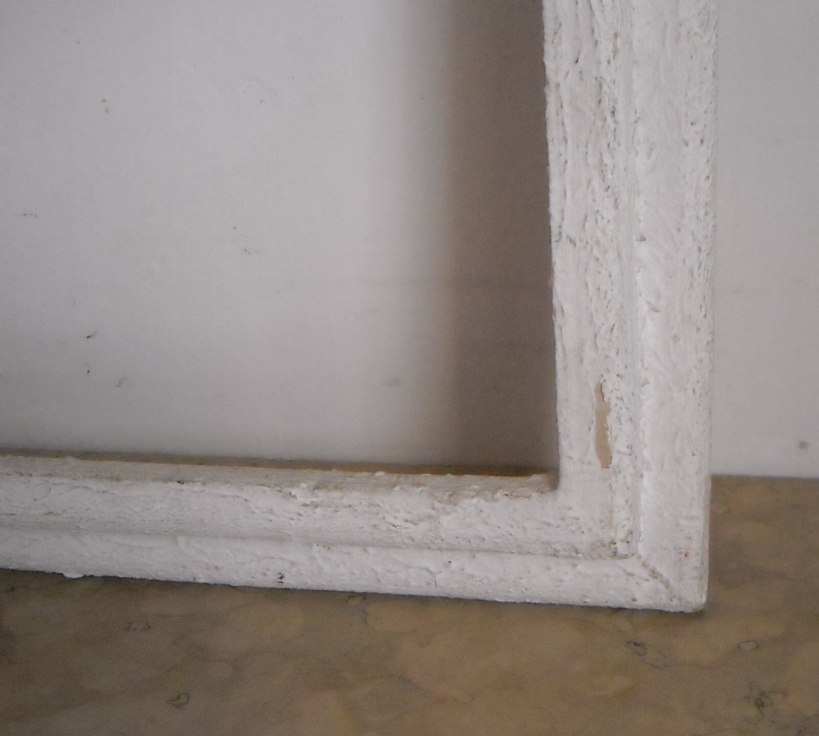 Grande Cornice Laccata d'Epoca Per Dipinti E Opere D'Arte Varia