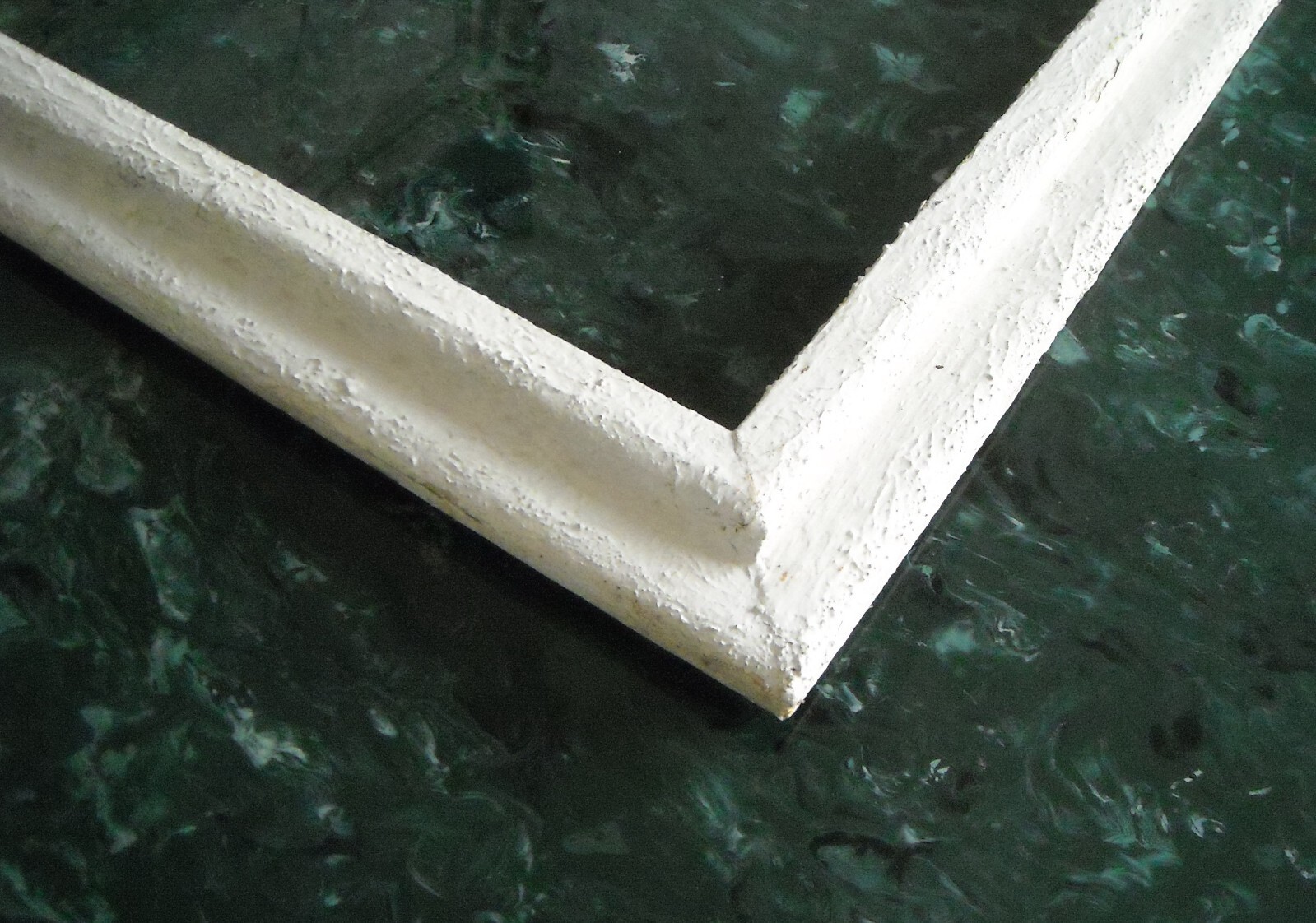 Grande Cornice Laccata d'Epoca Per Dipinti E Opere D'Arte Varia