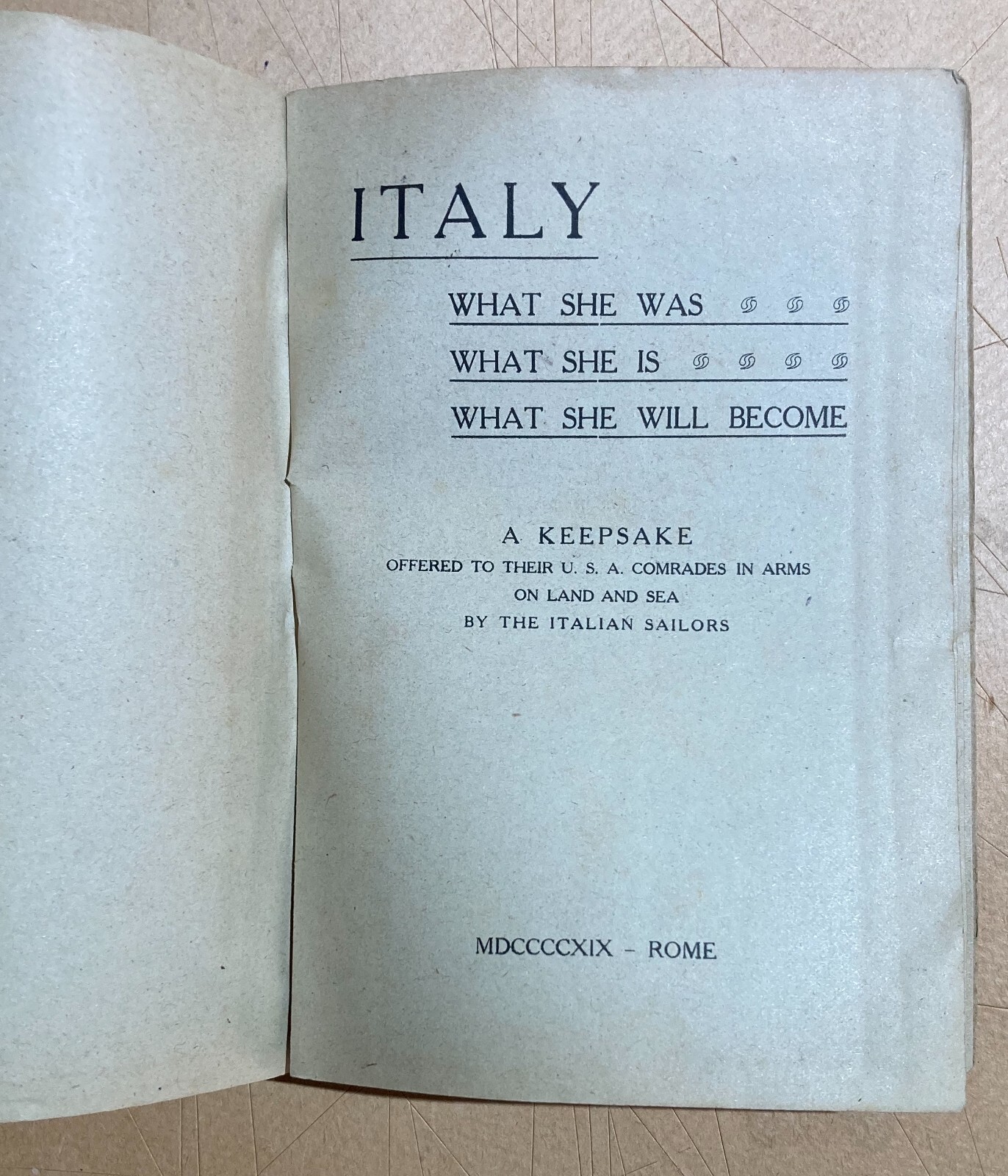 Italy What She Was, What She Is, What She Will Become (1919)