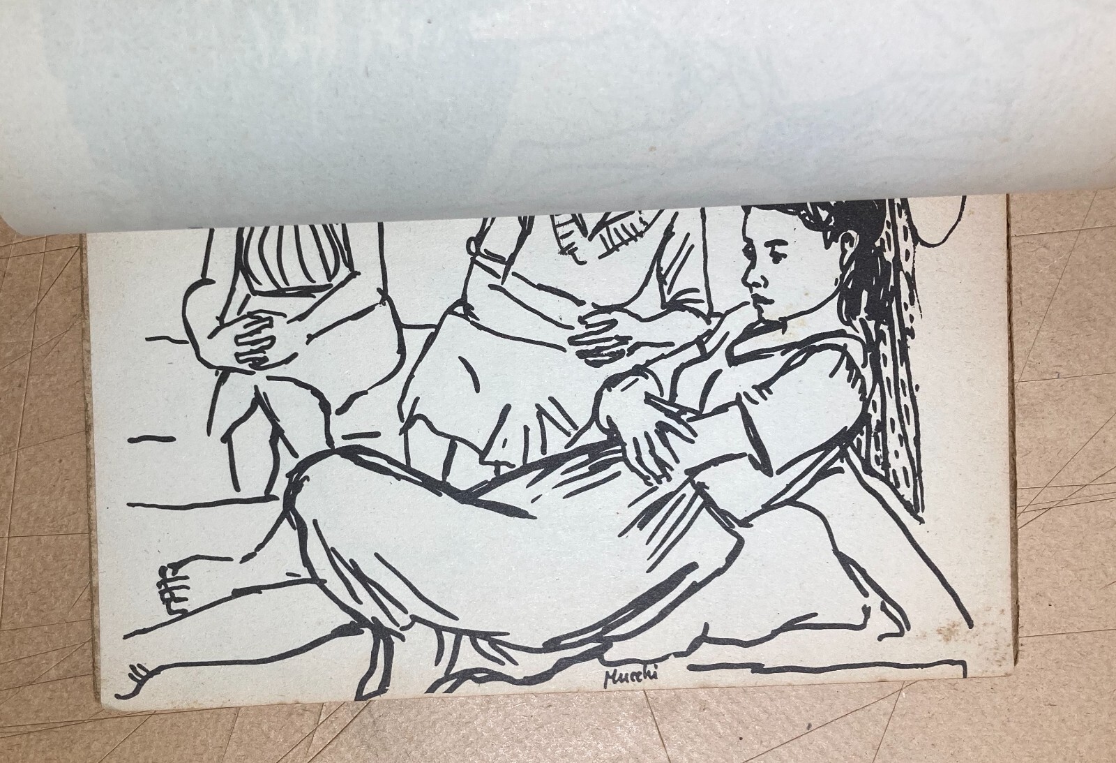 Le Mondine Di Sannazzaro: Edizione d'Arte Dell'Artista Mucchi. Illustrato D'Epoca, 1951