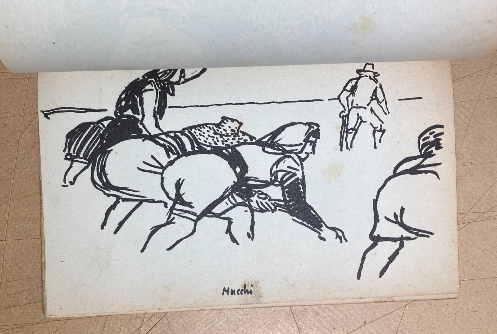 Le Mondine Di Sannazzaro: Edizione d'Arte Dell'Artista Mucchi. Illustrato D'Epoca, 1951