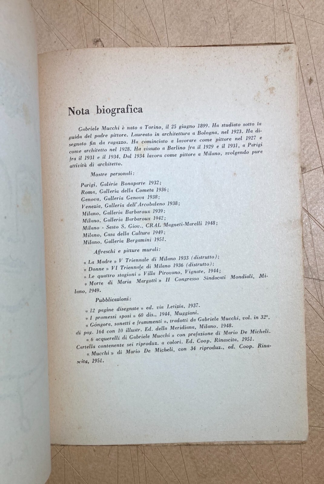 Le Mondine Di Sannazzaro: Edizione d'Arte Dell'Artista Mucchi. Illustrato D'Epoca, 1951
