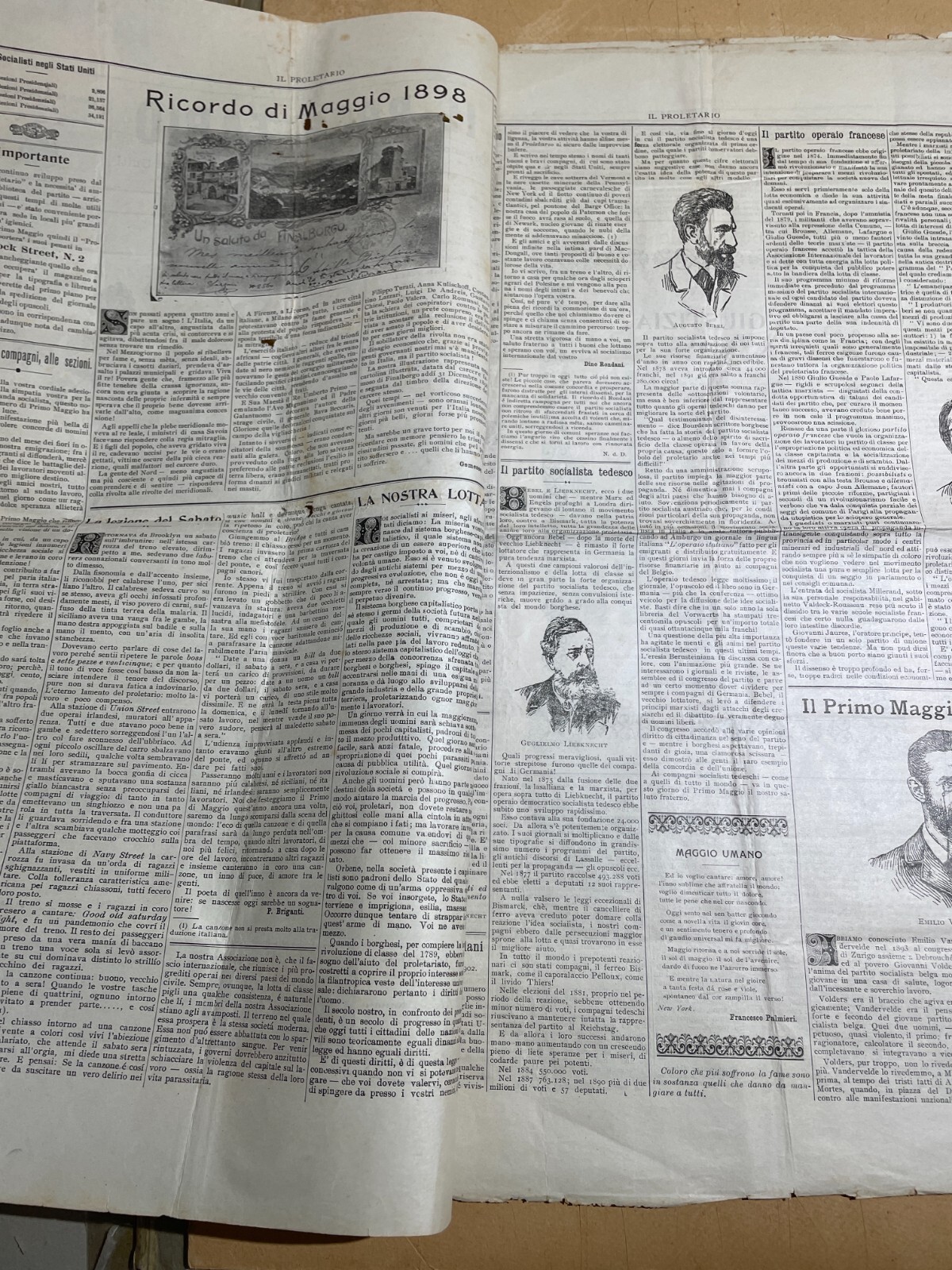 Il Proletariato: Organo Dei Socialisti Italiani Negli Stati Uniti, 1 Maggio 1902