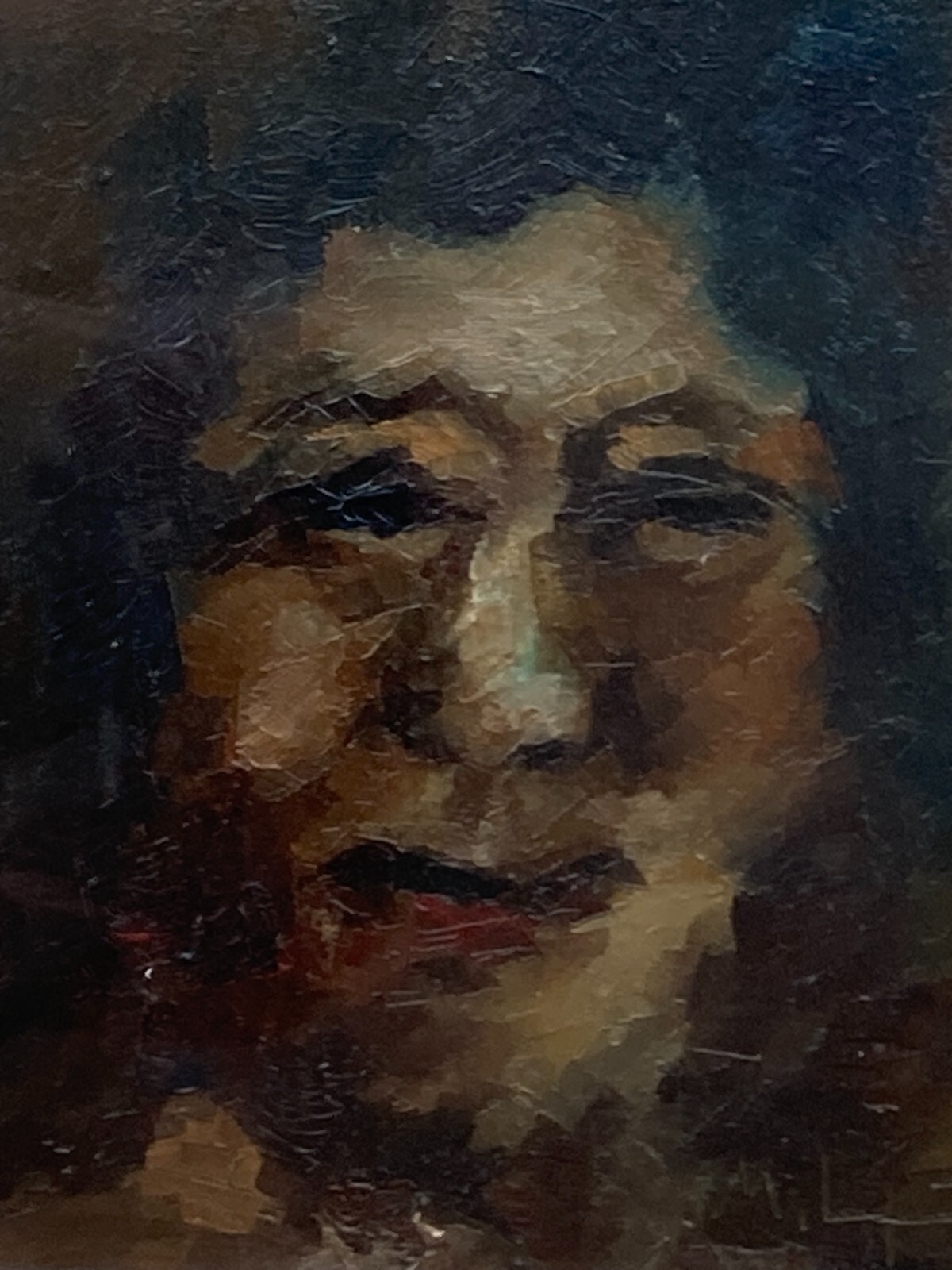 Mariano Imperatori, Maria La Zingara Pescarese   Dipinto A Olio, 1977