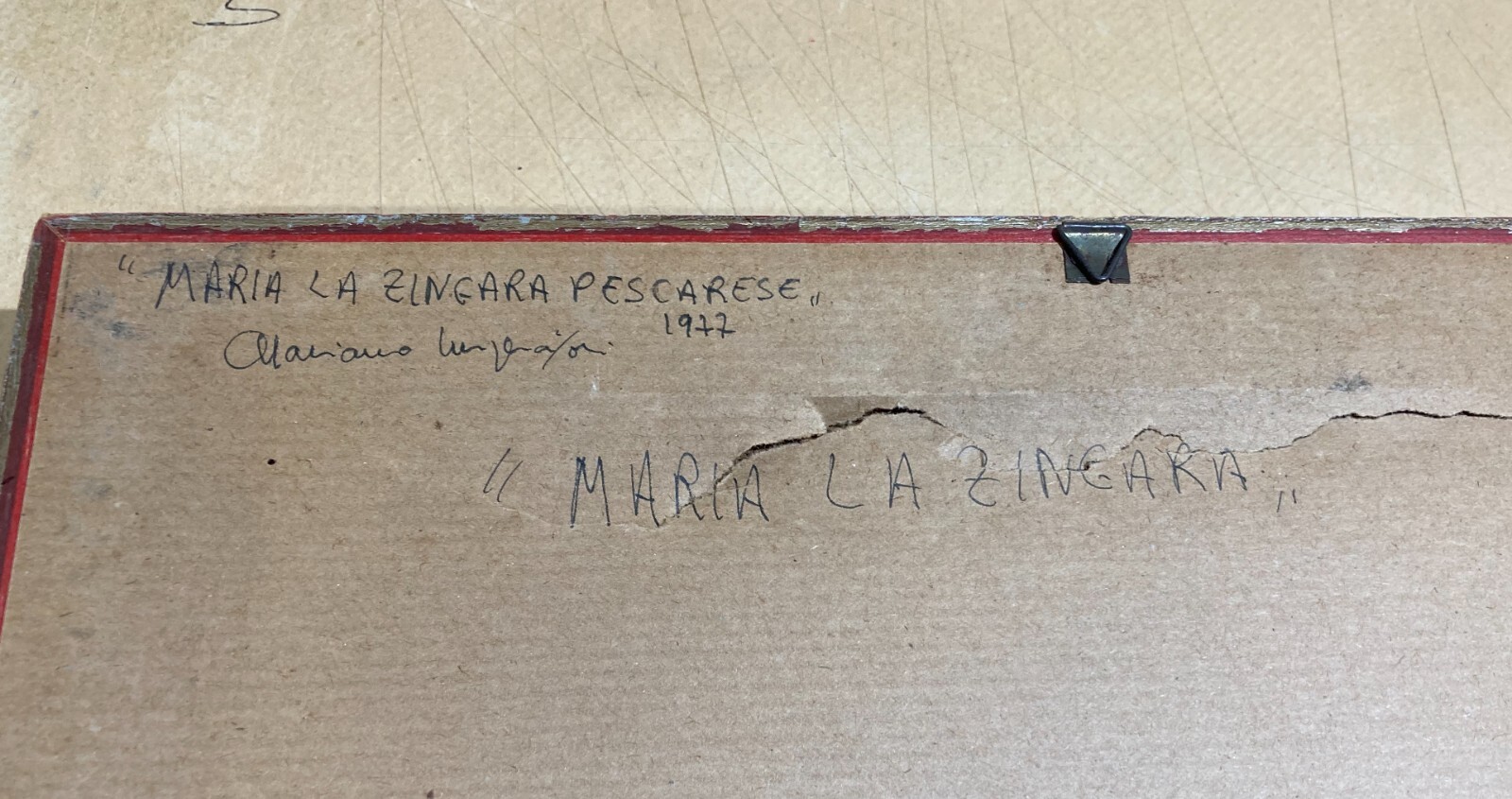 Mariano Imperatori, Maria La Zingara Pescarese   Dipinto A Olio, 1977