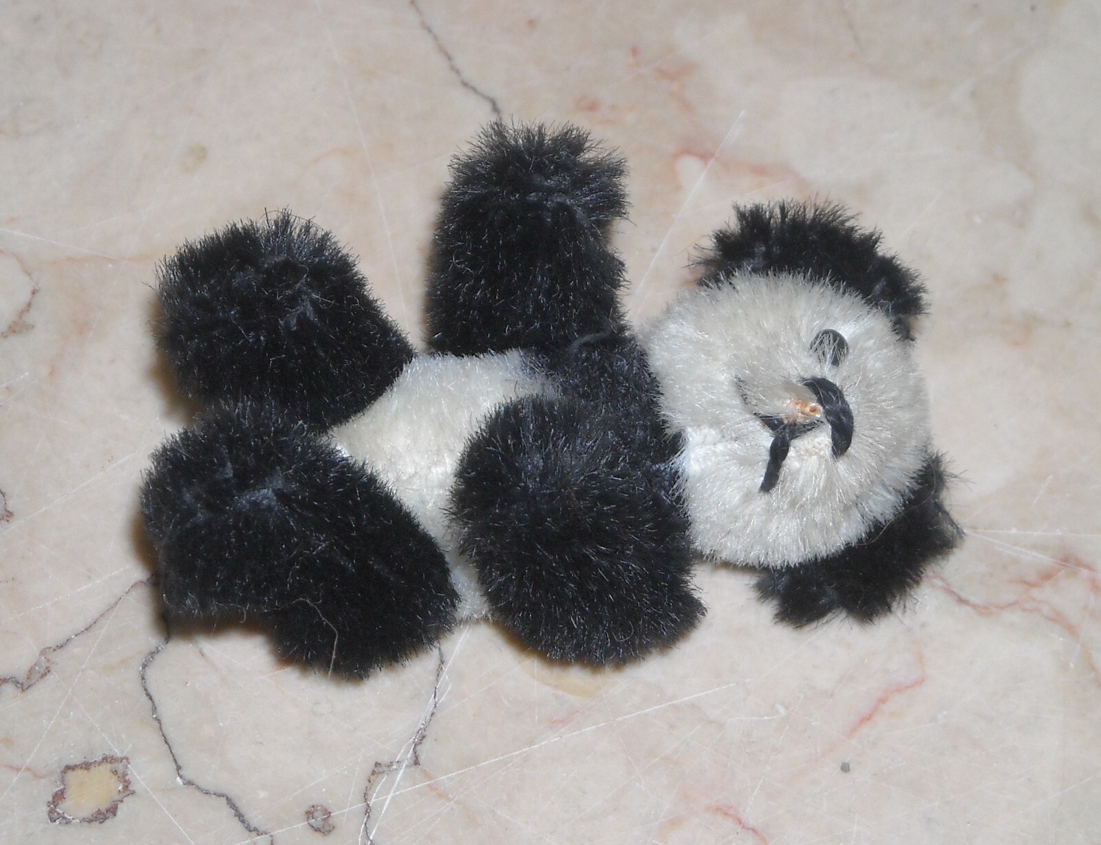 Soprammobile Orsacchiotto O Panda In Miniatura d'Epoca