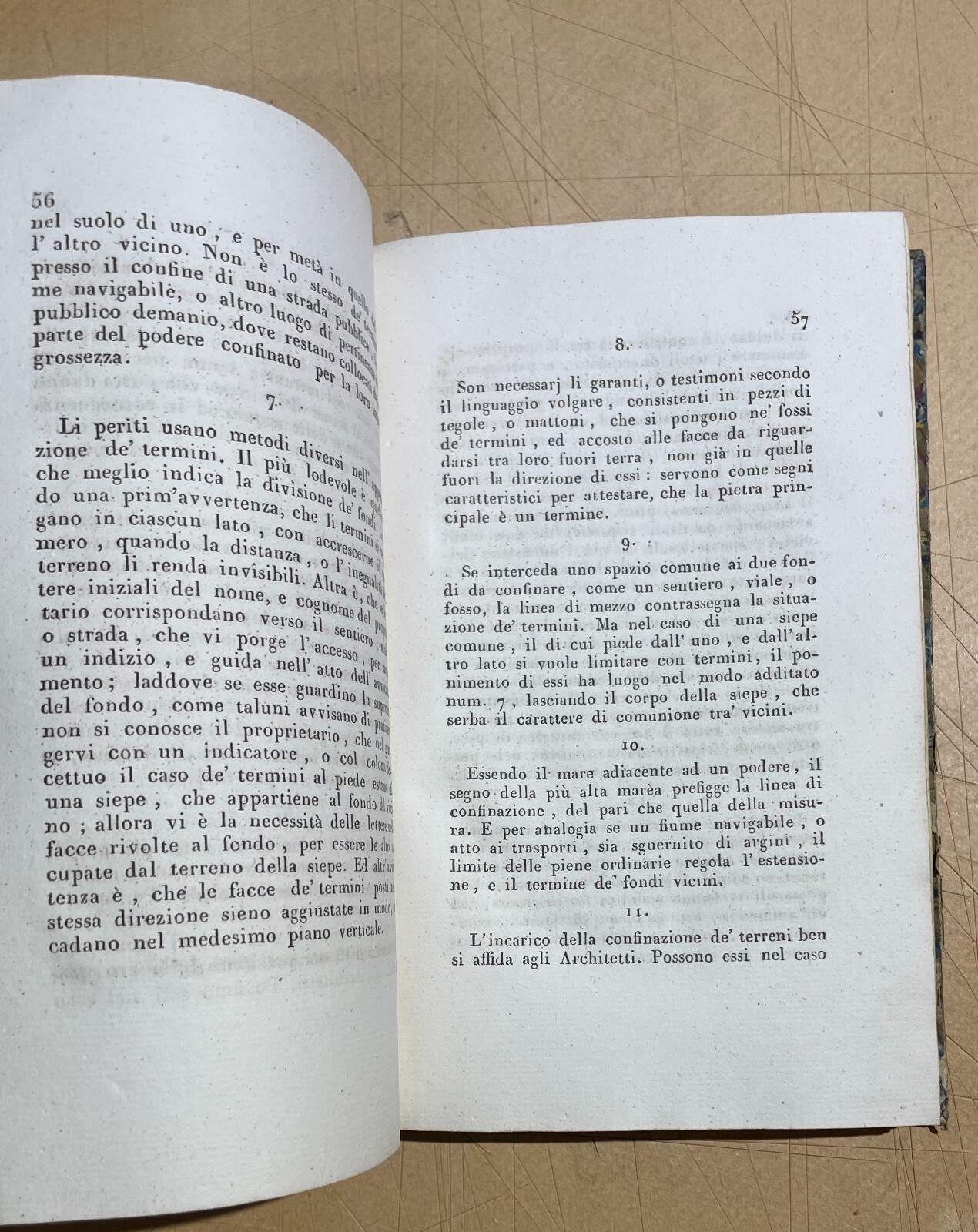 Luigi Morra, Le Servitù Prediali Trattato Legale E Agrario, Napoli 1837