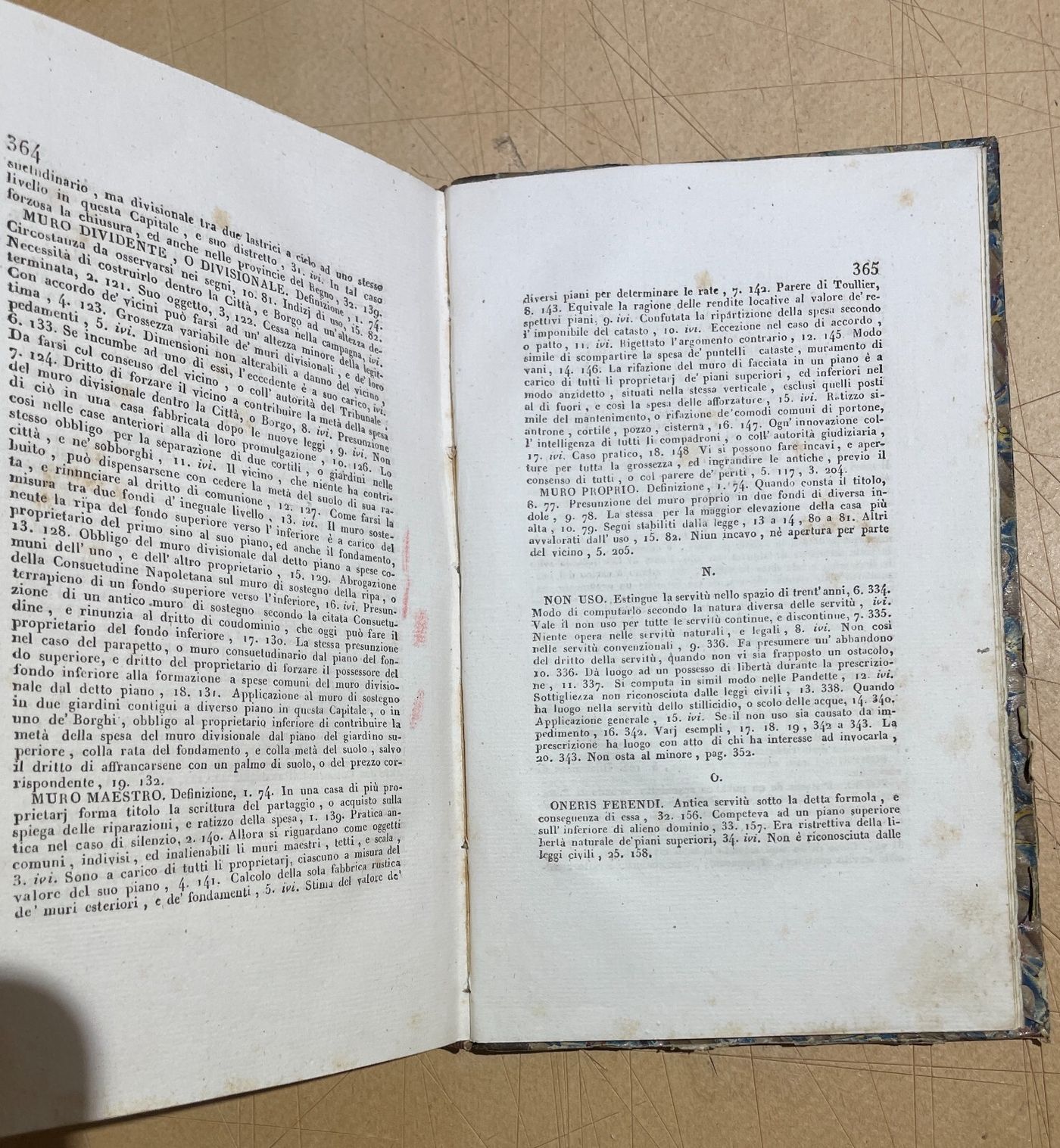 Luigi Morra, Le Servitù Prediali   Trattato Legale E Agrario, Napoli 1837