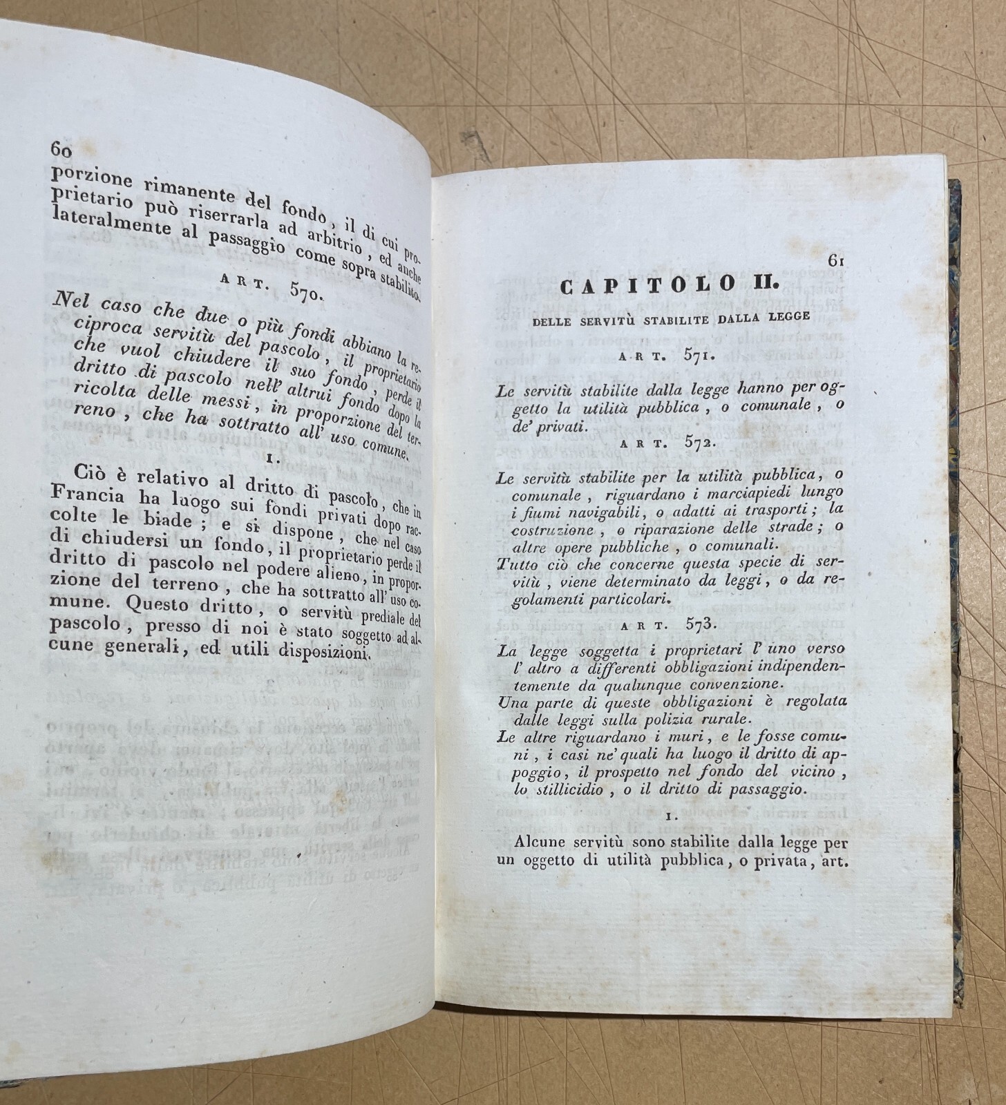 Luigi Morra, Le Servitù Prediali Trattato Legale E Agrario, Napoli 1837