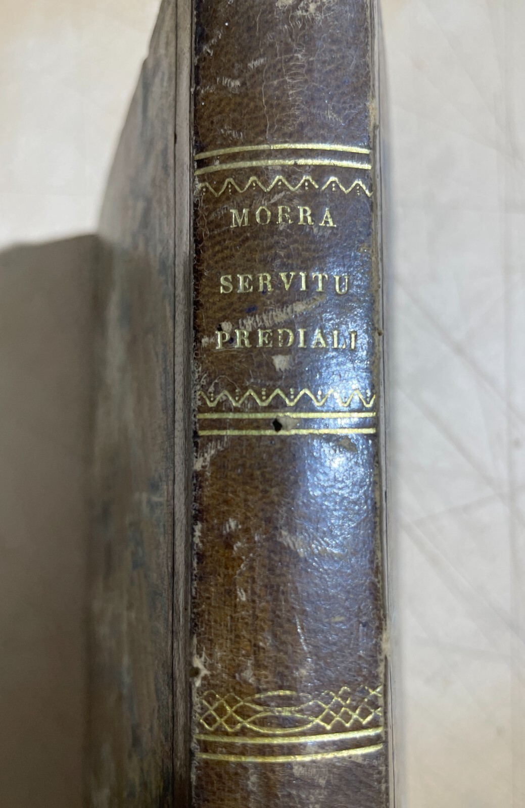 Luigi Morra, Le Servitù Prediali Trattato Legale E Agrario, Napoli 1837