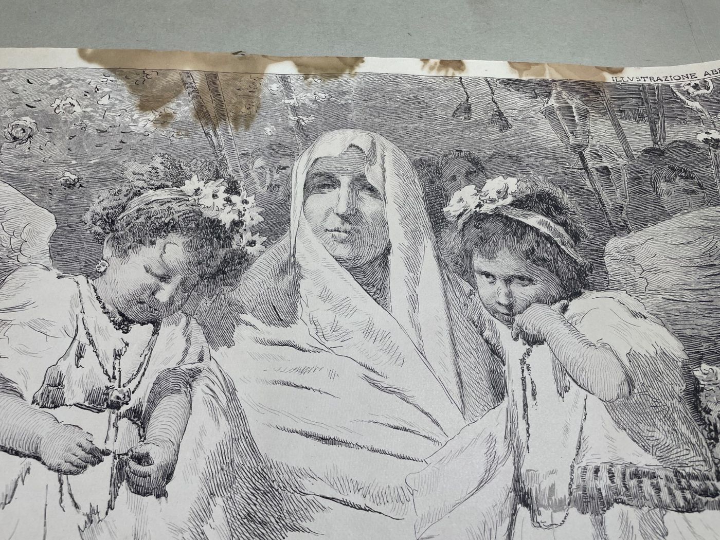 Basilio Cascella, Processione Delle Vergini A Rapino, Litografia