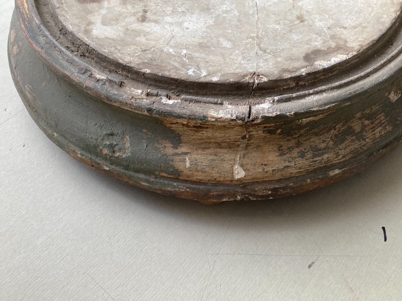 Base Per Campana Di Vetro In Legno Massiccio, Decorativa, Per Composizioni Varie