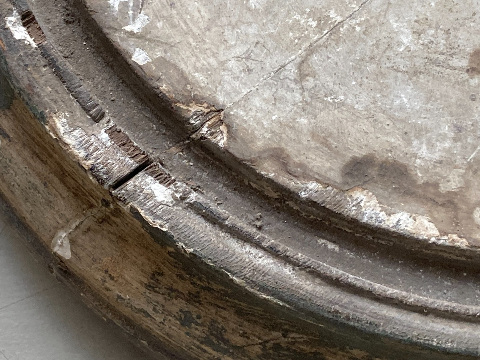 Base Per Campana Di Vetro In Legno Massiccio, Decorativa, Per Composizioni Varie