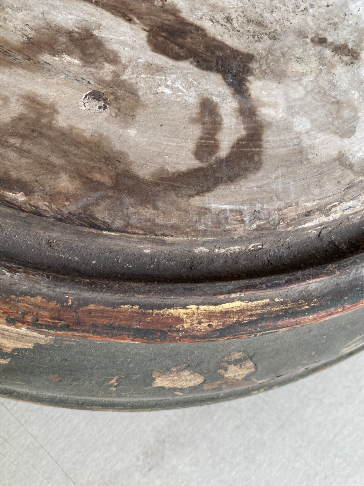 Base Per Campana Di Vetro In Legno Massiccio, Decorativa, Per Composizioni Varie