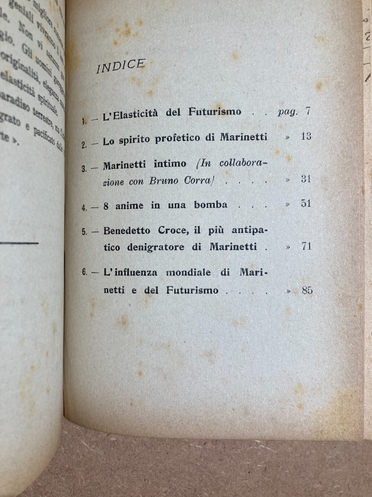 Settimelli   Marinetti: L'Uomo E L'Artista. Edizioni Futuriste Di Poesia, 1921