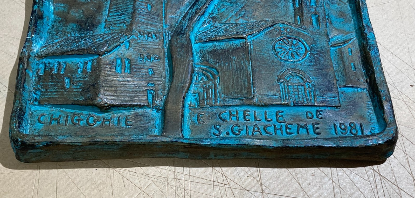 Placca Scultorea Della Chiesa Di San Giacomo, Ascoli Piceno, Cordivani, 1981