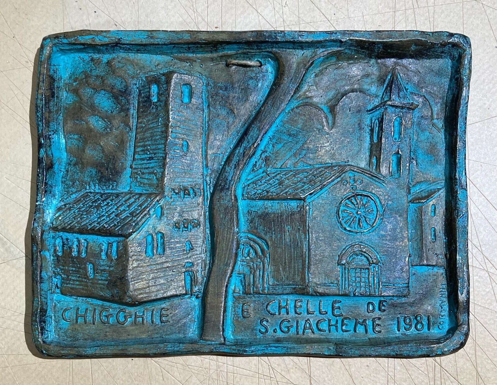 Placca Scultorea Della Chiesa Di San Giacomo, Ascoli Piceno, Cordivani, 1981