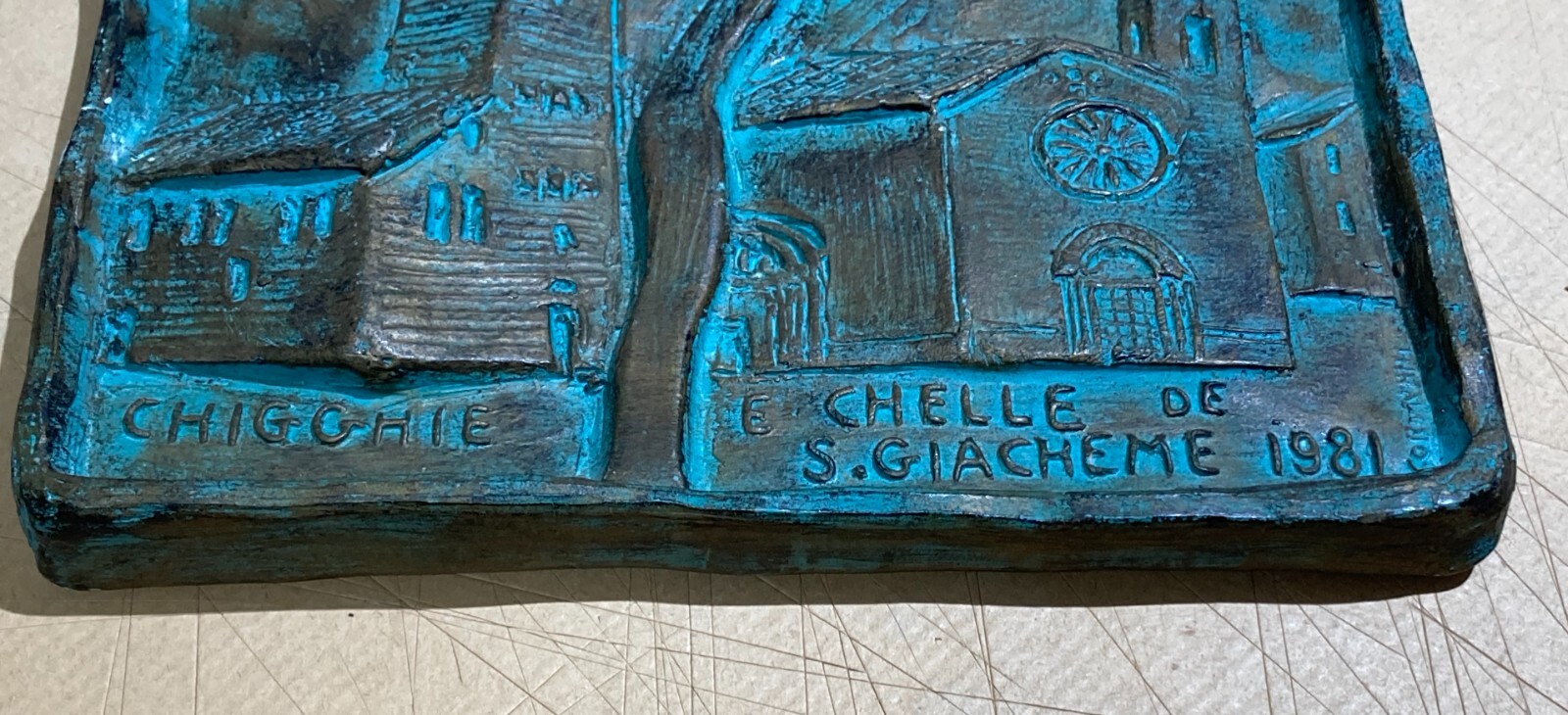 Placca Scultorea Della Chiesa Di San Giacomo, Ascoli Piceno, Cordivani, 1981