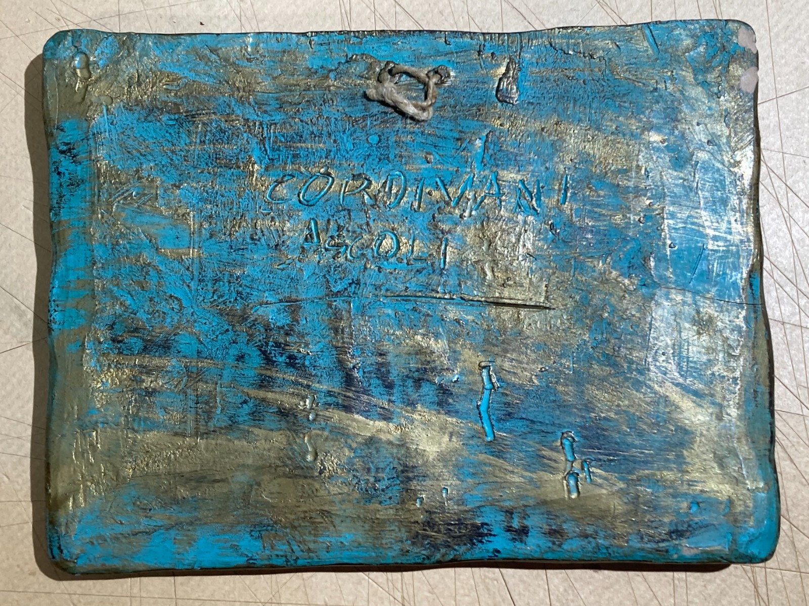 Placca Scultorea Della Chiesa Di San Giacomo, Ascoli Piceno, Cordivani, 1981