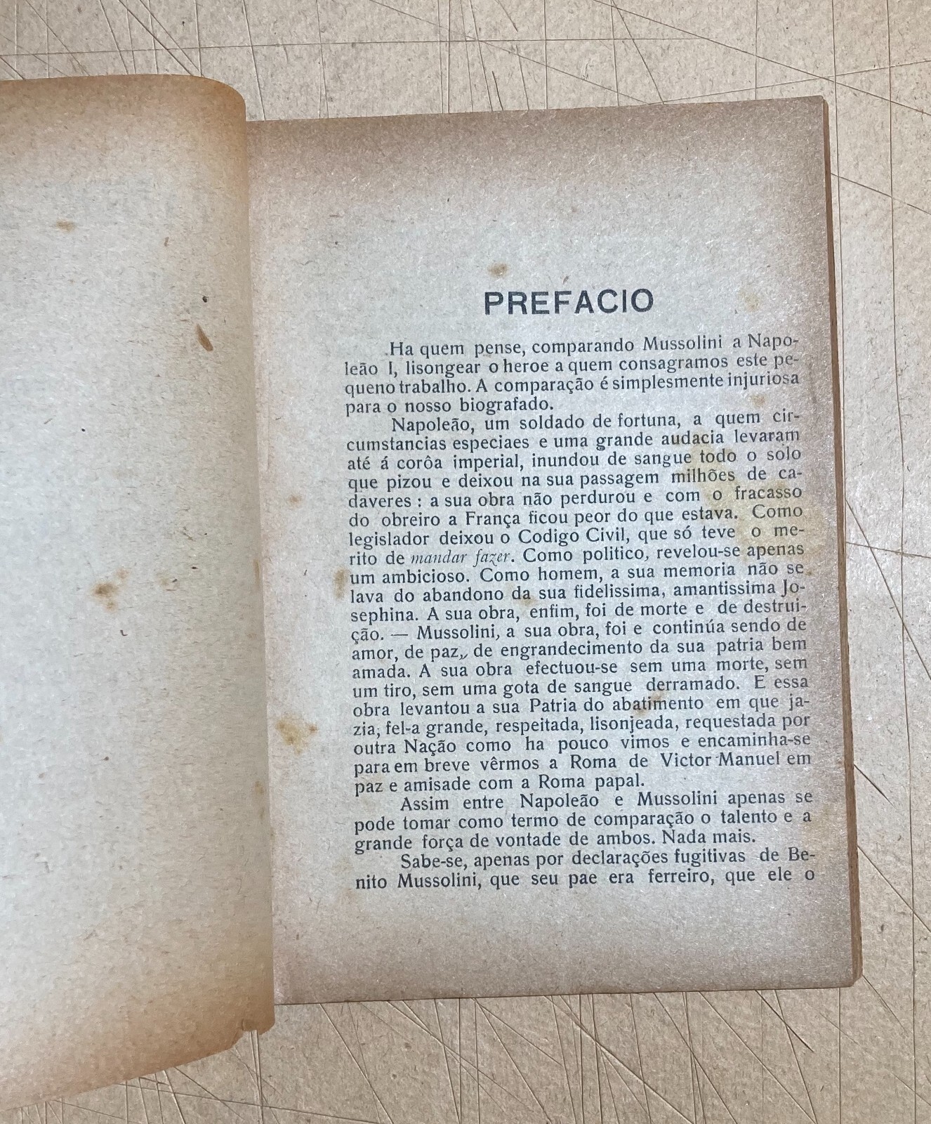 Fascismo: Mussolini, Il Grande Dittatore. Rara Edizione Antica Di Frondoni E Fittipaldi
