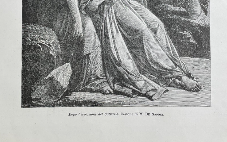 Arte In Puglia: Michele De Napoli, Illustrazione Devozionale, Antica Stampa