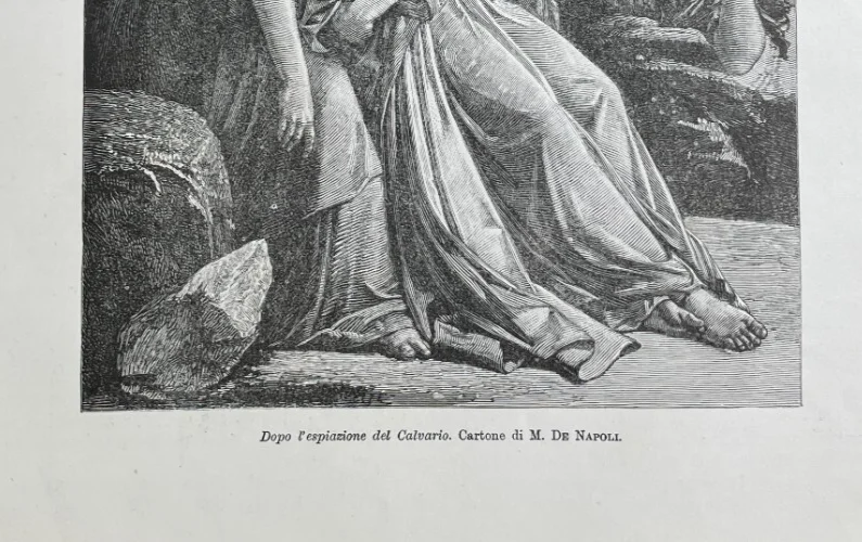 Arte in Puglia: Michele De Napoli, Illustrazione Devozionale, Antica Stampa
