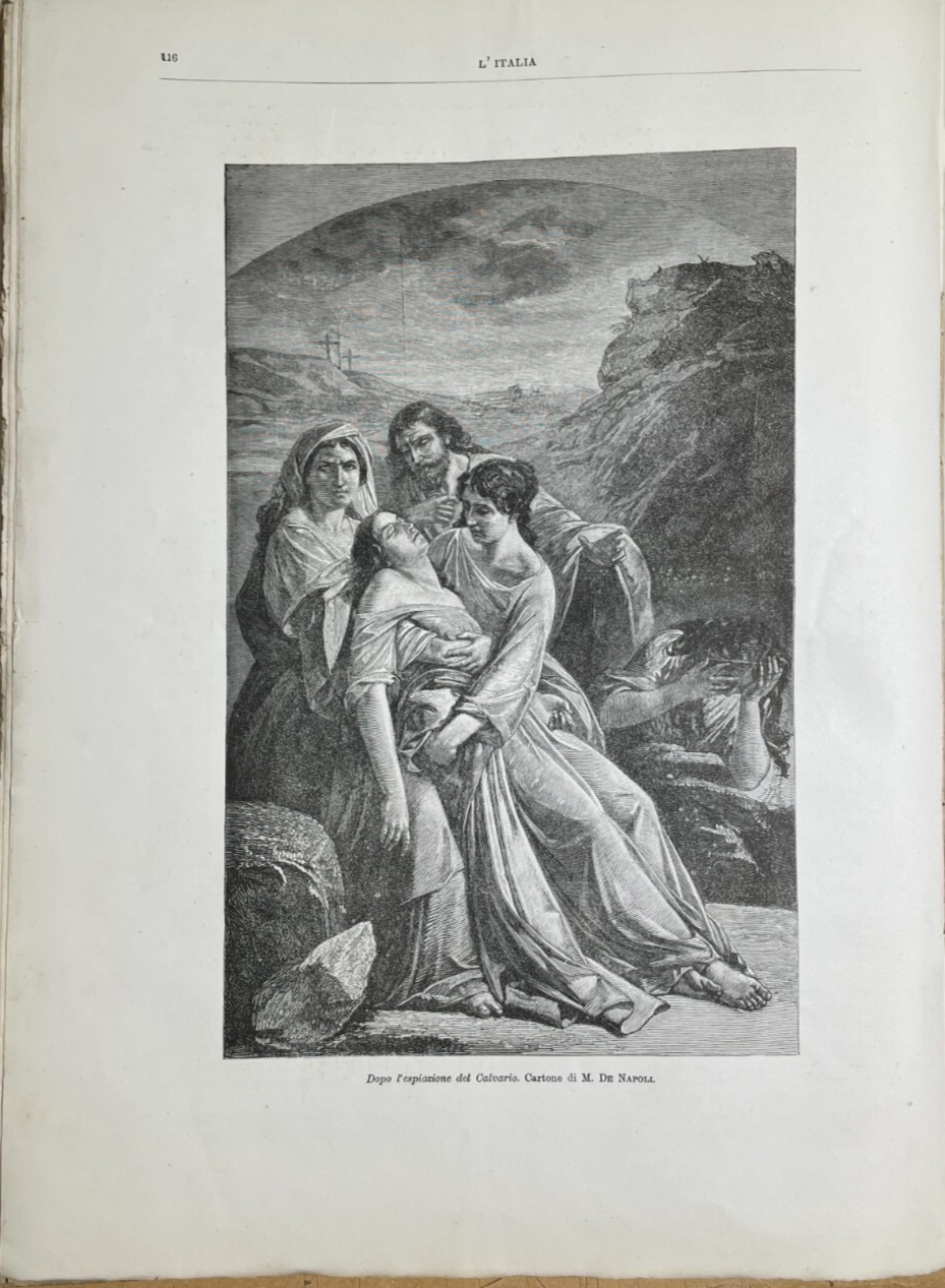 Arte In Puglia: Michele De Napoli, Illustrazione Devozionale, Antica Stampa