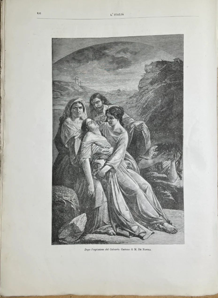 Arte in Puglia: Michele De Napoli, Illustrazione Devozionale, Antica Stampa