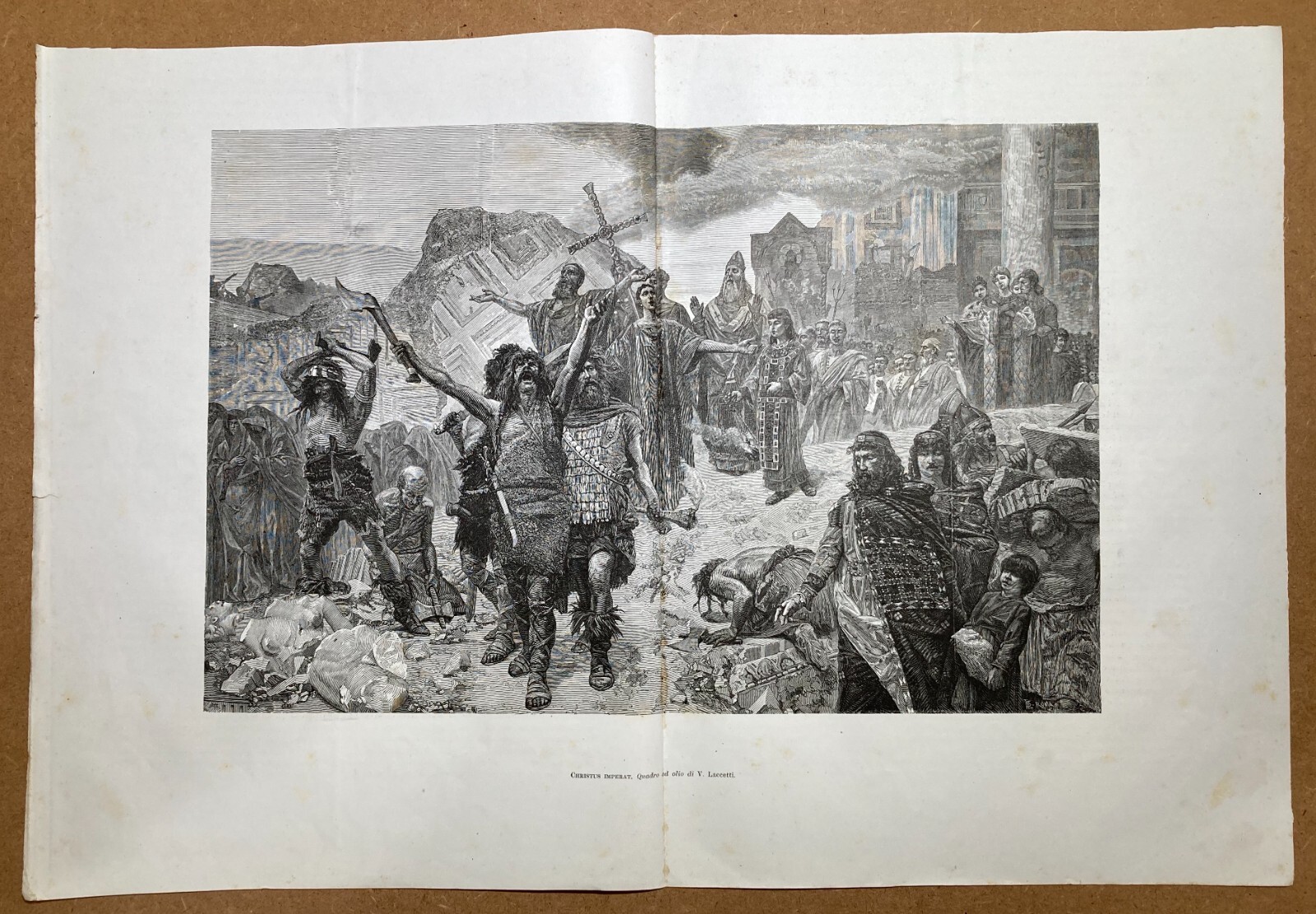 Arte In Abruzzo: Valerico Laccetti, Christus Imperat. Antica Illustrazione Xilografica