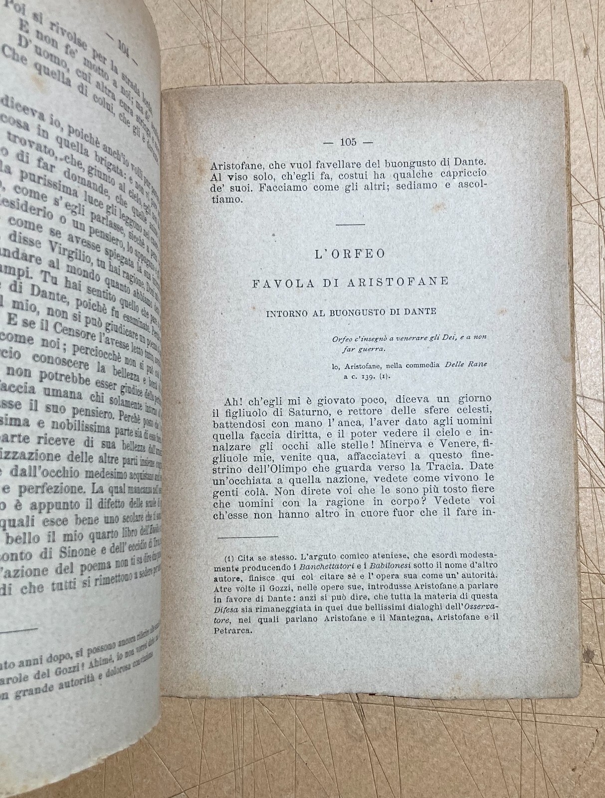 Gasparo Gozzi, La Difesa Di Dante   Edizione Augusto Serena (1895)