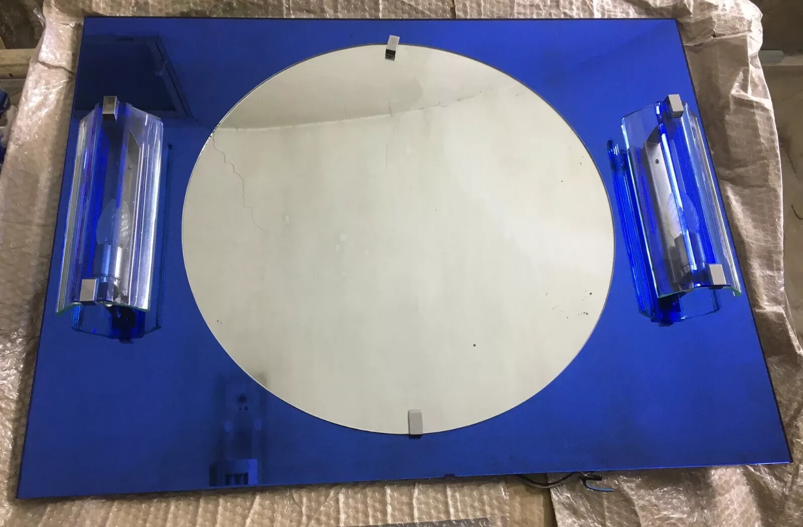 Specchiera Con Appliques Di Design Veca (Fontana Arte)