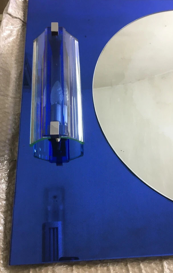 Specchiera Con Appliques Di Design Veca (Fontana Arte)