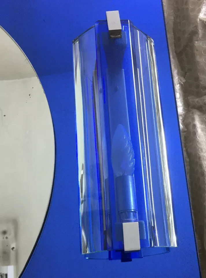 Specchiera Con Appliques Di Design Veca (Fontana Arte)