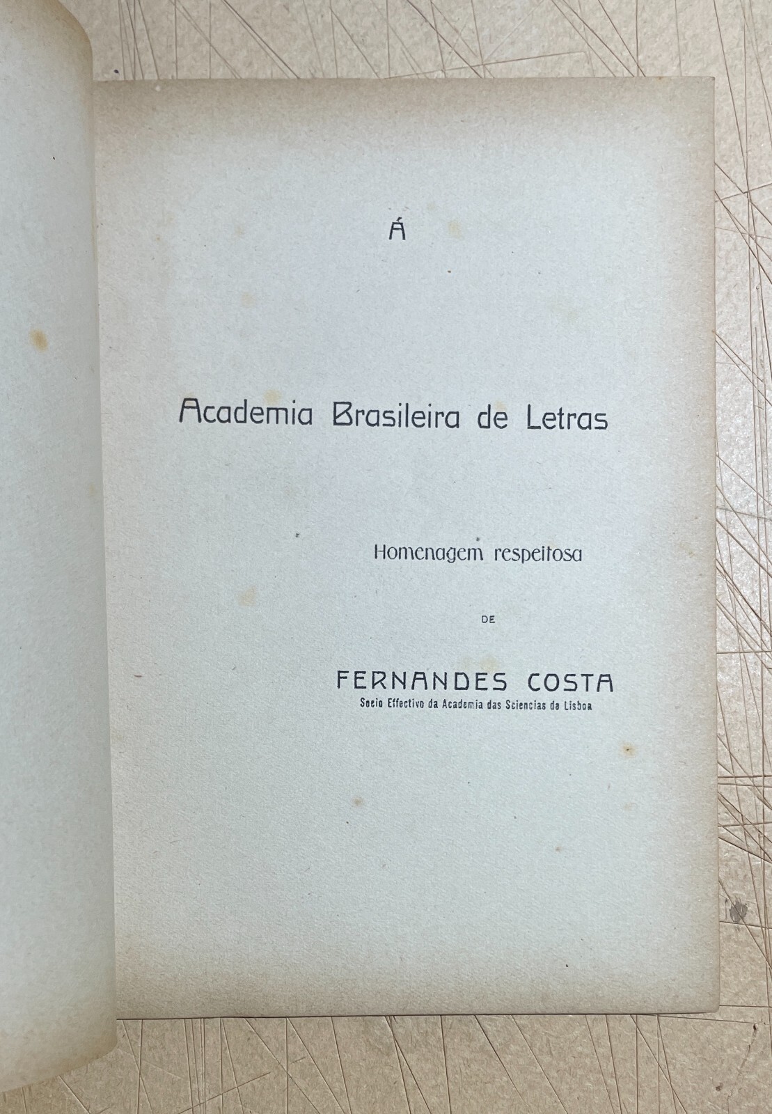 Letteratura Brasiliana, Olavo Bilac, Antica Edizione, Fernandes Costa, 1919