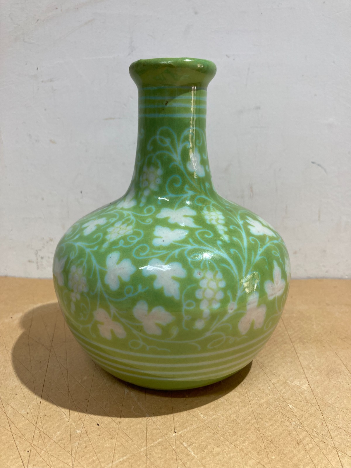 Ceramiche Da Collezione, Decorativa Bottiglia, Enologia, Grappoli d'Uva, Abruzzo