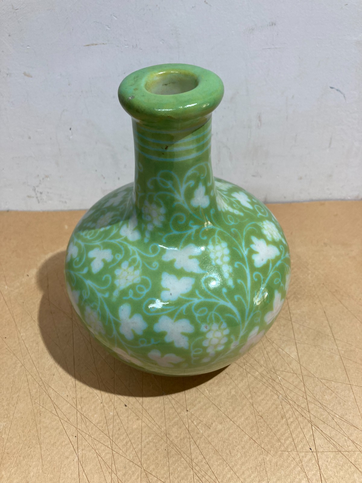 Ceramiche Da Collezione, Decorativa Bottiglia, Enologia, Grappoli d'Uva, Abruzzo